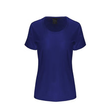 Load image into Gallery viewer, Custom Printed Women's Bamboo/Cotton Short Sleeve Scoop Neck Graphic T-Shirt
