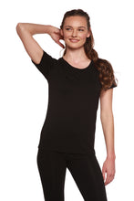 Load image into Gallery viewer, Custom Printed Women's Bamboo/Cotton Short Sleeve Scoop Neck Graphic T-Shirt