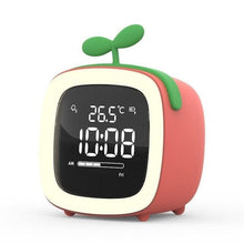 Load image into Gallery viewer, Cut Digital Alarm Clock Cartoon Night Light Desk Alarm Clock Cute Toddler Alarm Clock Dimming Sleep Training Clock with Night Light Kids Wake Up Clock USB Rechargeable Easy Setting Kids Clocks for Bedrooms Rechargeable Battery Christmas gift for Kids