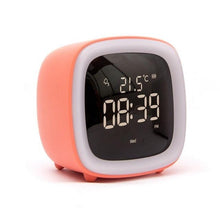 Load image into Gallery viewer, Cut Digital Alarm Clock Cartoon Night Light Desk Alarm Clock Cute Toddler Alarm Clock Dimming Sleep Training Clock with Night Light Kids Wake Up Clock USB Rechargeable Easy Setting Kids Clocks for Bedrooms Rechargeable Battery Christmas gift for Kids