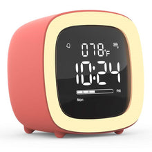 Load image into Gallery viewer, Cut Digital Alarm Clock Cartoon Night Light Desk Alarm Clock Cute Toddler Alarm Clock Dimming Sleep Training Clock with Night Light Kids Wake Up Clock USB Rechargeable Easy Setting Kids Clocks for Bedrooms Rechargeable Battery Christmas gift for Kids