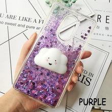 Load image into Gallery viewer, Cute 3D Squishy Cat Case For Xiaomi Redmi 5 plus 4X 8A 9A 9C 10T Luxury Glitter Quicksand Phone Case Redmi Note 5 9 Pro 5A Prime ,3D Shiny Quicksand Moving Bling Glitter Liquid Sparkle Flowing Soft Silicone Bumper Mirror Back Protective Case