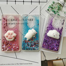 Load image into Gallery viewer, Cute 3D Squishy Cat Case For Xiaomi Redmi 5 plus 4X 8A 9A 9C 10T Luxury Glitter Quicksand Phone Case Redmi Note 5 9 Pro 5A Prime ,3D Shiny Quicksand Moving Bling Glitter Liquid Sparkle Flowing Soft Silicone Bumper Mirror Back Protective Case