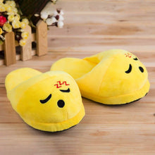 Load image into Gallery viewer, Cute And Fun Plush Emoji Slippers