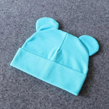 Load image into Gallery viewer, Cute Baby 0-12M Hat With Ears Casual Style Kids Autumn Winter Hat Classic Boys And Girls Beanie