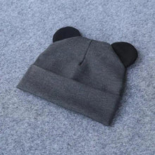 Load image into Gallery viewer, Cute Baby 0-12M Hat With Ears Casual Style Kids Autumn Winter Hat Classic Boys And Girls Beanie