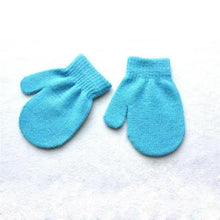 Load image into Gallery viewer, Cute Baby Colorful Thick Warm Gloves For Kids Classic Full Finger Mittens Soft Comfortable Winter Gloves For Children