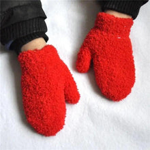 Load image into Gallery viewer, Cute Baby Colorful Thick Warm Gloves For Kids Classic Full Finger Mittens Soft Comfortable Winter Gloves For Children