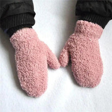 Load image into Gallery viewer, Cute Baby Colorful Thick Warm Gloves For Kids Classic Full Finger Mittens Soft Comfortable Winter Gloves For Children