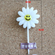 Load image into Gallery viewer, Cute Birthday Candle Daisy Birthday Candles Kids With Smiley Faces Children's Birthday Candles Birthday Cake Decorations Themed Party Supplies Lovely Flower Candles Daisy Shape