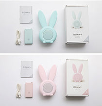 Load image into Gallery viewer, Cute Bunny Ear LED Digital Alarm Clock Electronic Kids Alarm Clock for Kids Children's Alarm Clocks for Girls Boys Bedroom Night Light for Kids Touch Control and Snoozing with USB Sound Control Rabbit Night Lamp Desk Clock Home Decoration