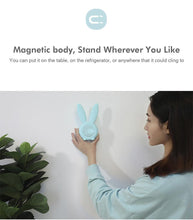 Load image into Gallery viewer, Cute Bunny Ear LED Digital Alarm Clock Electronic Kids Alarm Clock for Kids Children's Alarm Clocks for Girls Boys Bedroom Night Light for Kids Touch Control and Snoozing with USB Sound Control Rabbit Night Lamp Desk Clock Home Decoration
