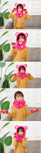 Load image into Gallery viewer, Cute Cartoon Children Winter Animal Bear Ski Masks Hats Kids Baby Thermal Fleece Balaclava Face Beanies Warmer Skellies Hats Kids Winter Fleece Warmer Balaclava Cap Thermal Tactical Military Helmet Windproof Full Face Mask Cover Ski Beanies