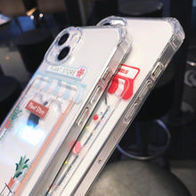 Load image into Gallery viewer, Cute Cartoon Wallet Card Pocket Holder Phone Case For iPhone 14 Pro Max 13 12 11 X XR XS 7 8 Plus Transparent Shockproof Cartoon Phone Case For iPhone Unique Funny Phone Case Design