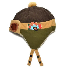 Load image into Gallery viewer, Cute Cartoon Winter Warm Baby Earflap Full Cover Beanies Classic Fur Soft Baby Hats For Girls And Boys Winter Beanies