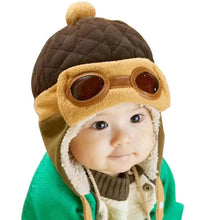 Load image into Gallery viewer, Cute Cartoon Winter Warm Baby Earflap Full Cover Beanies Classic Fur Soft Baby Hats For Girls And Boys Winter Beanies