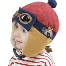 Load image into Gallery viewer, Cute Cartoon Winter Warm Baby Earflap Full Cover Beanies Classic Fur Soft Baby Hats For Girls And Boys Winter Beanies