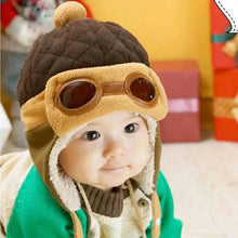 Load image into Gallery viewer, Cute Cartoon Winter Warm Baby Earflap Full Cover Beanies Classic Fur Soft Baby Hats For Girls And Boys Winter Beanies