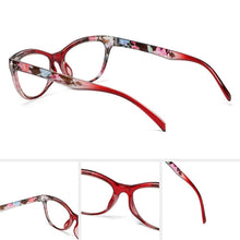 Load image into Gallery viewer, Cute Clear Optical Glasses Frame Women Square Frame Retro Eyeglasses High Definition Reading Glasses Unisex Anti Blue Light Eyeglasses Ultra Light PC Frames Glasses Vision Care Eyewear +1.00~4.00