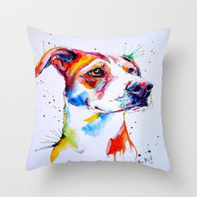 Load image into Gallery viewer, Cute Dog Peachskin Pillowcase Cover Kids Gift Animals Puppy Pet Dog Painting Cotton Linen Throw Pillow Case Cushion Cover Square Animal Pillow Covers Home Decor Pillows Covers Pillowcase 45x45CM
