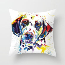 Load image into Gallery viewer, Cute Dog Peachskin Pillowcase Cover Kids Gift Animals Puppy Pet Dog Painting Cotton Linen Throw Pillow Case Cushion Cover Square Animal Pillow Covers Home Decor Pillows Covers Pillowcase 45x45CM