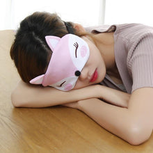 Load image into Gallery viewer, Cute Fox Animal Cotton Plush U Shape Neck Pillow Travel Car Home Pillow Nap Animal Pillow Health Care with Eye Mask Cute Fox U Shaped Neck Pillow for Car Airplane Traveling ,Animal Plush Stuffed Travel Pillow Travel Pillows Cartoon Planes Fox Animal