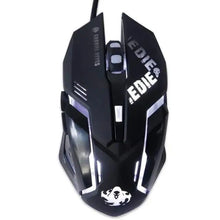 Load image into Gallery viewer, Cute Gaming USB Wired Mouse Girls Pink Computer Professional 2400 DPI Mouse Colorful Silent Mouse For PC