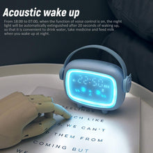 Load image into Gallery viewer, Cute Night Light Alarm Clock Timing Countdown Alarm Clock Kids Alarm Clock Pink for Girls Bedroom Ok to Wake Children's Sleep Trainer Wake Up Light & Night Light LED Smart Kids Alarm Clock Night Light For Home Decor