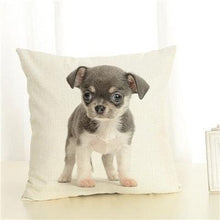 Load image into Gallery viewer, Cute Pet Dog Printed Cushion Cover Linen Pillow Cover Decorative Throw Pillow Cover For Sofa Chair Home