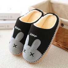 Load image into Gallery viewer, Cute Purple House Slippers Women Winter Cat Fluffy Slides Livingroom Warm Shoes Soft Indoor Cute Animal Flat Indoor Women House Shoes Fluffy Furry Plush Fleece Lined Warm Soft Comfort Shoes