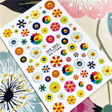 Load image into Gallery viewer, Cute rabbit Cute cat Japanese Justice Girl 3D Back Glue Nail Sticker Nail Decoration Nail Art Nail Ornament Self Adhesive Nail Decals for Nail Art Decoration Including Hearts Stars Letters Bowknot Leaves Flowers Plants Fruits Butterflies for Woman