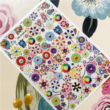 Load image into Gallery viewer, Cute rabbit Cute cat Japanese Justice Girl 3D Back Glue Nail Sticker Nail Decoration Nail Art Nail Ornament Self Adhesive Nail Decals for Nail Art Decoration Including Hearts Stars Letters Bowknot Leaves Flowers Plants Fruits Butterflies for Woman
