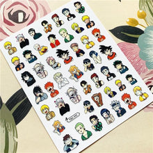 Load image into Gallery viewer, Cute rabbit Cute cat Japanese Justice Girl 3D Back Glue Nail Sticker Nail Decoration Nail Art Nail Ornament Self Adhesive Nail Decals for Nail Art Decoration Including Hearts Stars Letters Bowknot Leaves Flowers Plants Fruits Butterflies for Woman