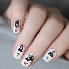 Load image into Gallery viewer, Cute rabbit Cute cat Japanese Justice Girl 3D Back Glue Nail Sticker Nail Decoration Nail Art Nail Ornament Self Adhesive Nail Decals for Nail Art Decoration Including Hearts Stars Letters Bowknot Leaves Flowers Plants Fruits Butterflies for Woman