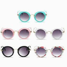 Load image into Gallery viewer, Cute Round Polarized Sunglasses for Kids Girls Boys UV400 Protection Fashionable & Children's Sunglasses New Cute Baby Round Frame & Colorful Sunshade Mirror For Kids