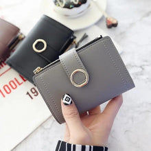 Load image into Gallery viewer, Cute Small Leather Purse For Women And Ladies Fashionable Card Bag Clutch Purse Money Clip Wallet For Females