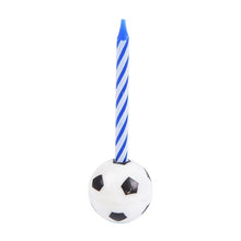 Load image into Gallery viewer, Cute Soccer Ball Football Candles For Birthday Party Kid Football Cake Candles Birthday Candles Soccer Candles Cupcake Toppers Cake Decorating Supplies Decor Wedding Garden Decoration Party Cake