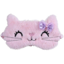 Load image into Gallery viewer, Cute Soft Cat Eye Cover Sleep Mask Comfortable Cartoon Mask Travel Rest Sleeping Aid Eye Patch Sleeping Mask Lightweight Blindfold For Travel