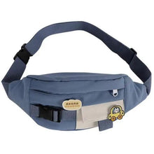 Load image into Gallery viewer, Cute Solid Color Fanny Pack For Girls Trendy Crossbody Chest Bag Belt Waist Packs Workout Traveling Dog Walking Casual Fashion Outdoor Waist Pack Bag Cool Fanny Packs