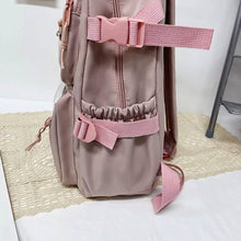 Load image into Gallery viewer, Cute Waterproof Multi-Pocket Women Backpacks with Bear Doll
