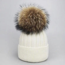 Load image into Gallery viewer, Cute Winter Warm Comfortable Cap Detachable Pom Pom Autumn Super Soft Fashionable Caps For Adults And Kids