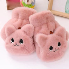 Load image into Gallery viewer, Cute Winter Warm Soft Half Finger Thick One Size Gloves For Women Fashionable Warm Comfortable Stylish Gloves For Girls