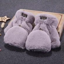 Load image into Gallery viewer, Cute Winter Warm Soft Half Finger Thick One Size Gloves For Women Fashionable Warm Comfortable Stylish Gloves For Girls