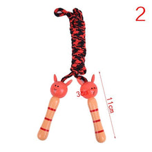 Load image into Gallery viewer, Cute Wood Handle Kids Children Skipping Jump Adjustable Cotton Jump Ropes For Kids Skipping Fitness Rope Wooden Handle Jumping Rope For Children Exercise Workout Activity