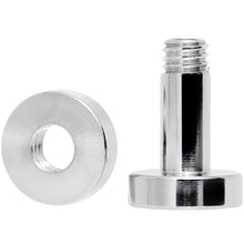 Load image into Gallery viewer, 8G Stainless Steel Screw Fit Tunnel Plug Set