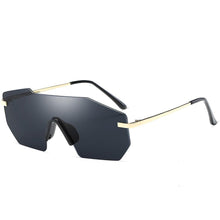 Load image into Gallery viewer, Cycling Glasseses Sports Sunglasses UV400 Protection Baseball Fishing Ski Running Go Unisex Polarized Rectangle Shape Sunglasses For Men & Women Retro Shape Mirror Frameless Glasses