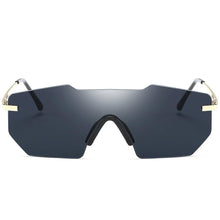 Load image into Gallery viewer, Cycling Glasseses Sports Sunglasses UV400 Protection Baseball Fishing Ski Running Go Unisex Polarized Rectangle Shape Sunglasses For Men & Women Retro Shape Mirror Frameless Glasses