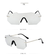 Load image into Gallery viewer, Cycling Glasseses Sports Sunglasses UV400 Protection Baseball Fishing Ski Running Go Unisex Polarized Rectangle Shape Sunglasses For Men & Women Retro Shape Mirror Frameless Glasses