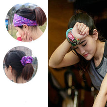 Load image into Gallery viewer, Cycling Mask Outdoor Sports Magic Head Scarf Printing Headband Bike Wrist Band Bandana for Windproof Sunscreen Bike Masks Bandanas Women Men Neck Gaiter Cover Turban Multipurpose Balaclava Elastic UV Face Shields for Women