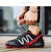 Load image into Gallery viewer, Cycling Mens Waterproof Outdoor Hiking Sneakers Men's Trail Running Shoes Fashion Hiking Sneakers For Men Tennis Cross Training Shoe Mens Casual Outdoor Walking Workout Footwear